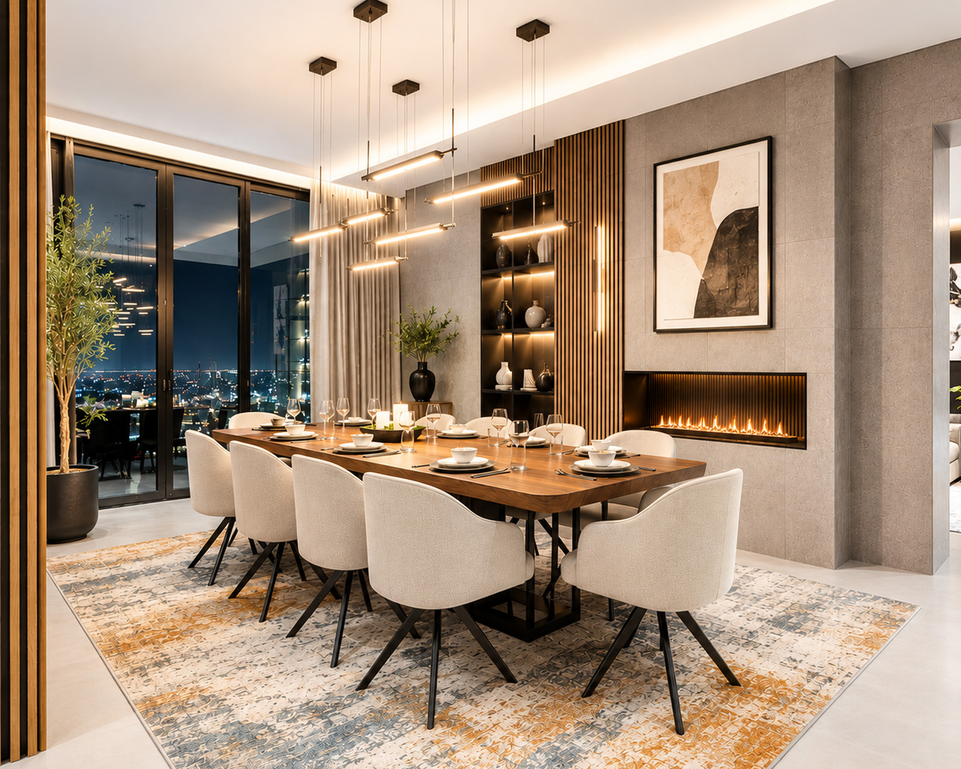 Beautifully styled living room